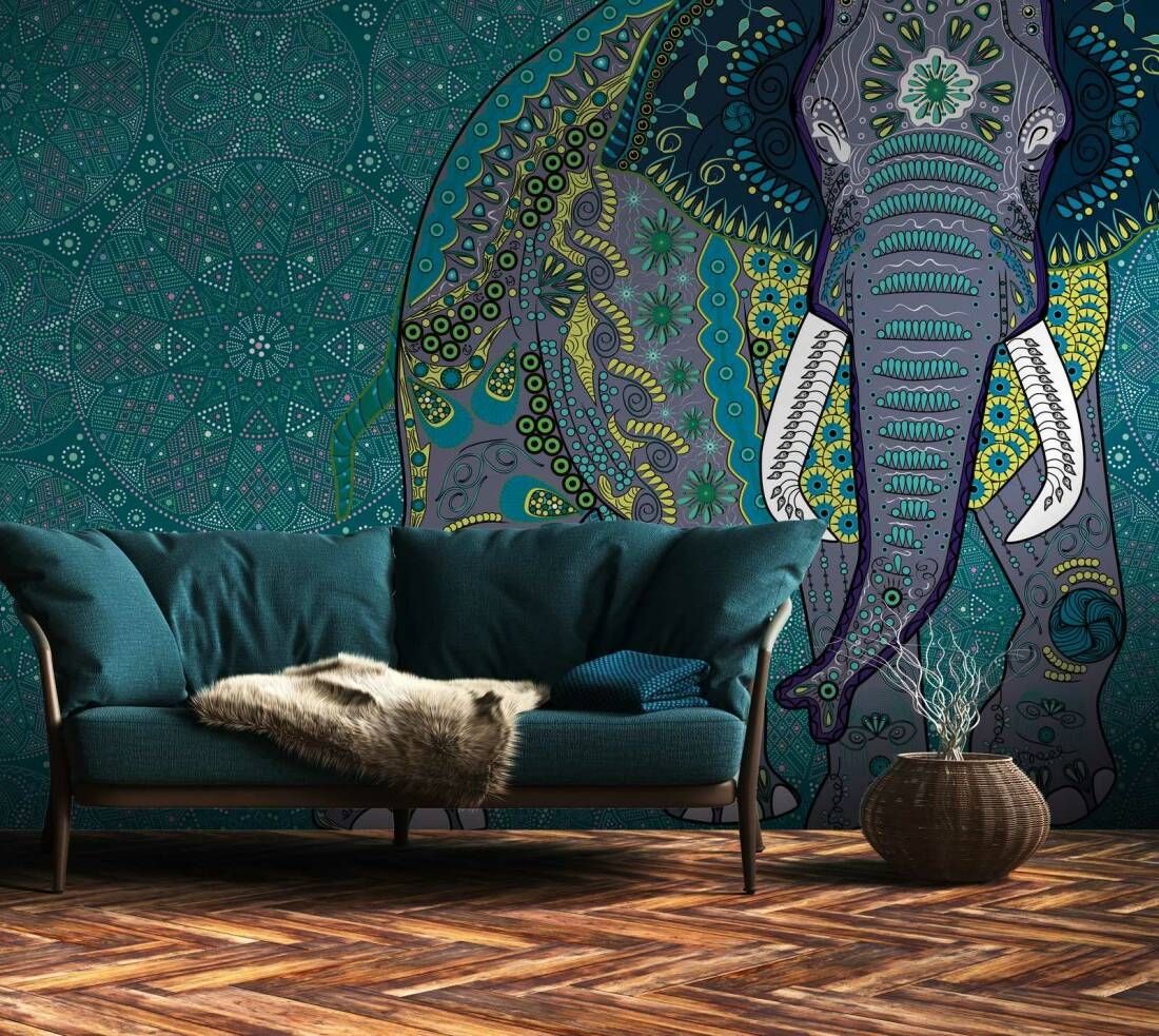 Ceremonial Elephant Mural
