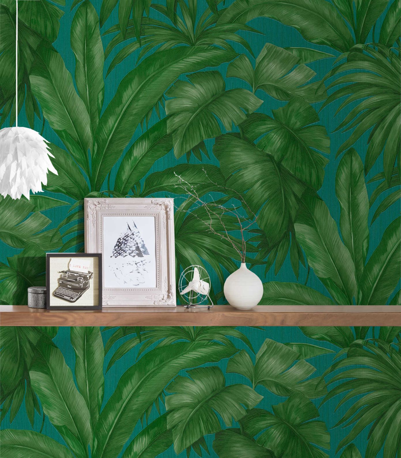 Teal - Palms by Versace