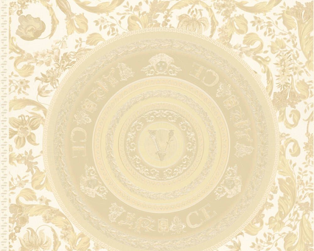 Champagne - Virtus Tile by Versace