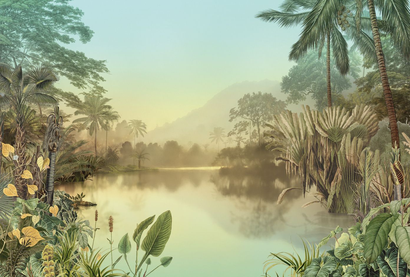Lac Tropical Mural