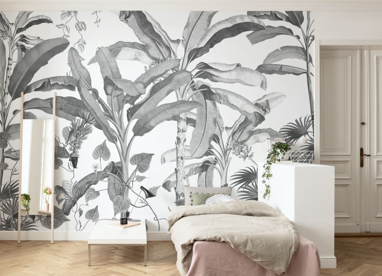 Croissances Monochrome Mural