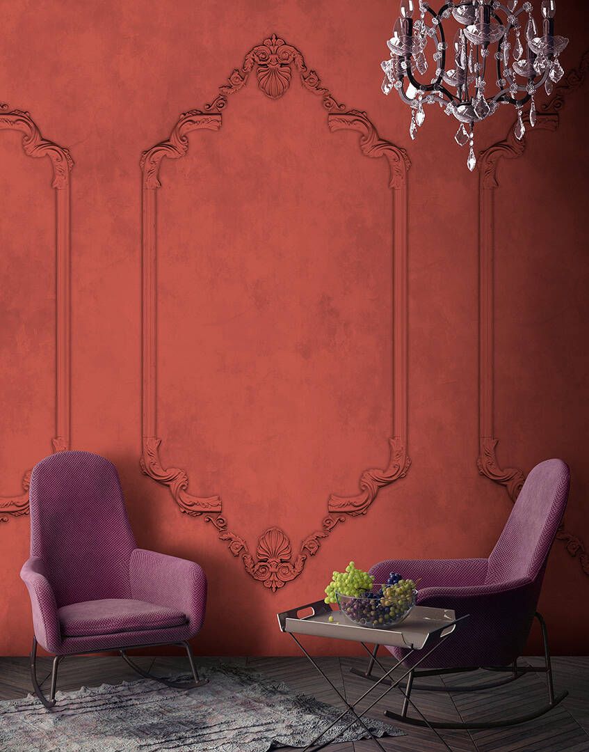 Frames Mural - Terracotta