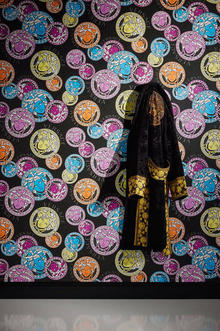 Black - Medusa Links by Versace