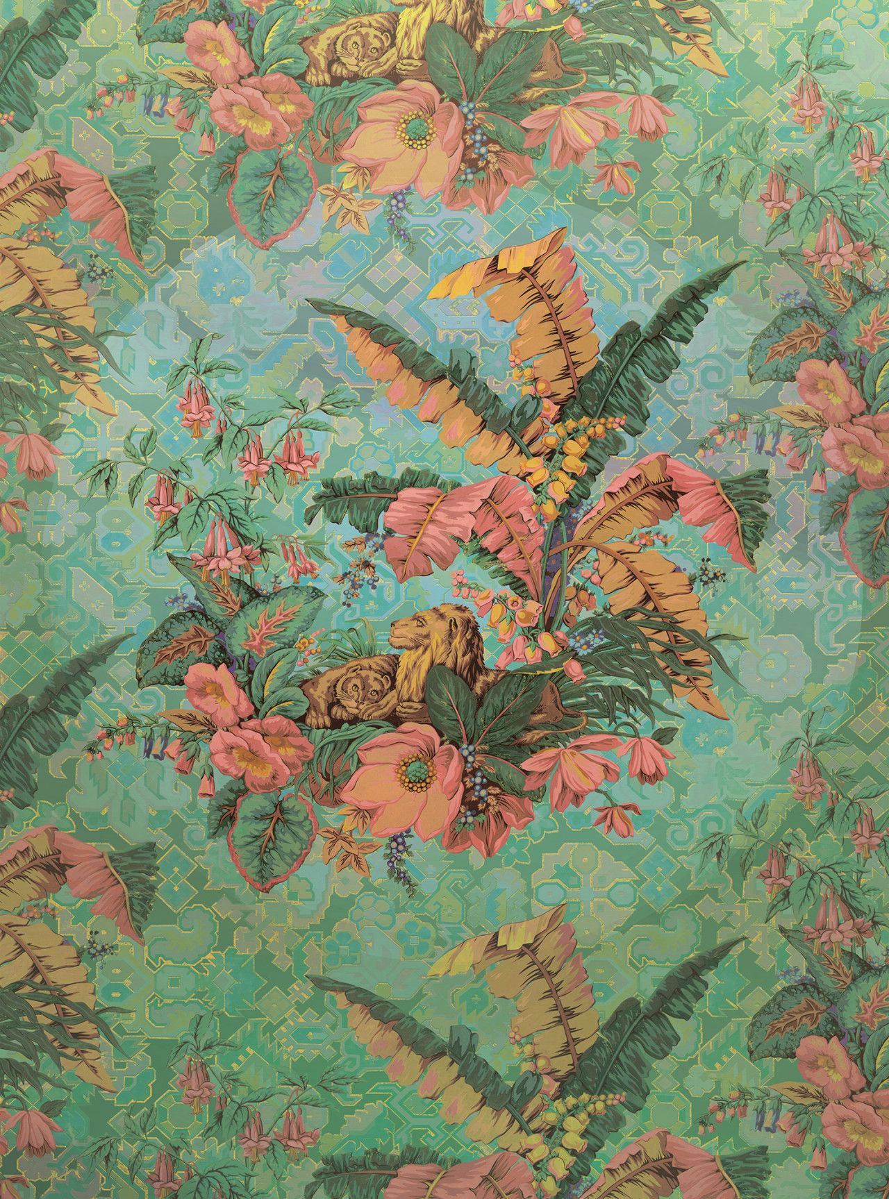 Orient Rose Mural