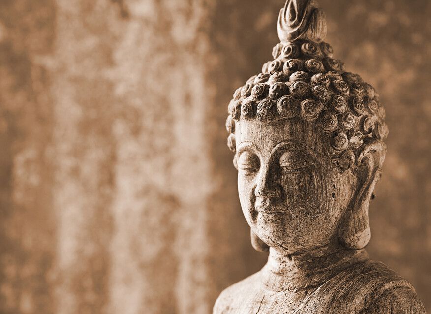 Buddha Mural - Stone