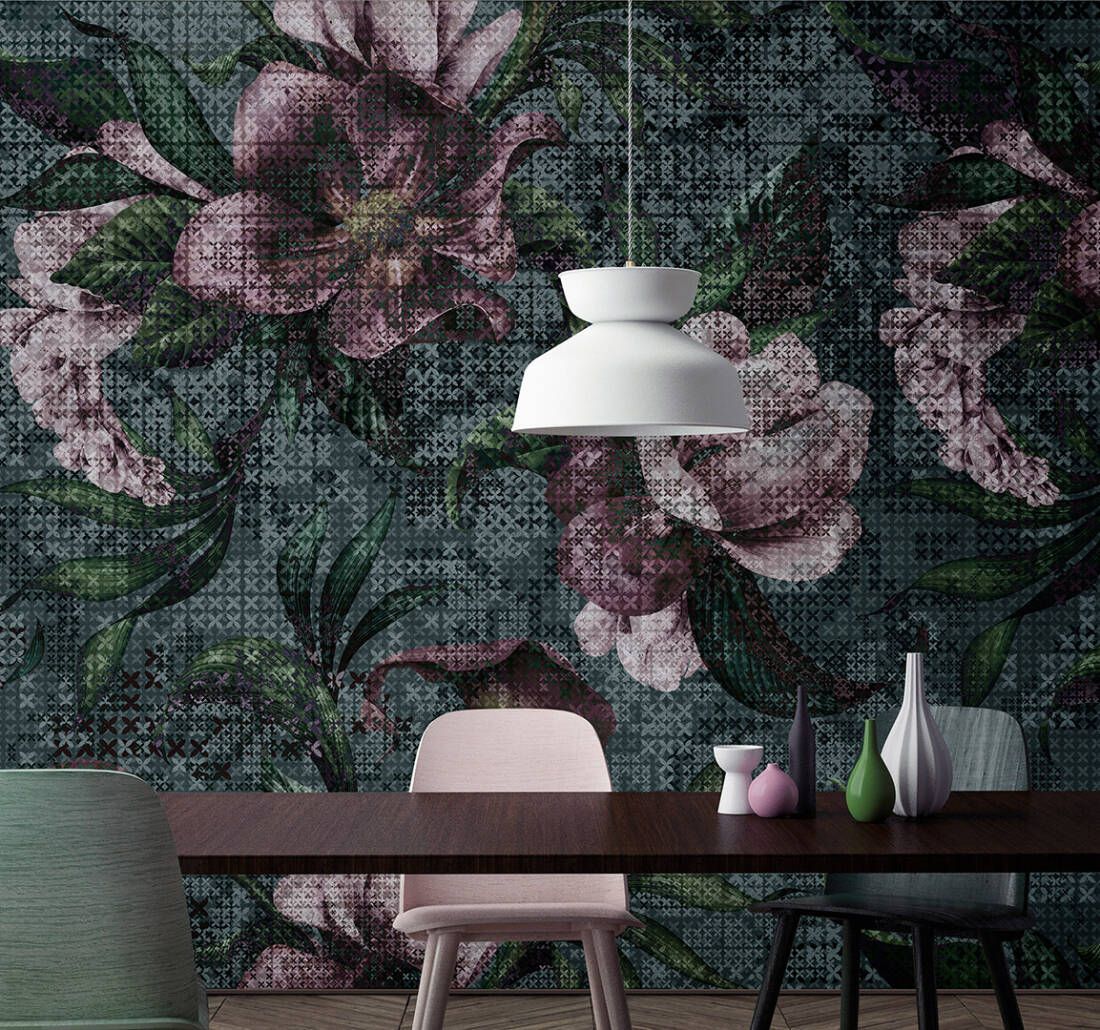 Mystique Mural - Plum