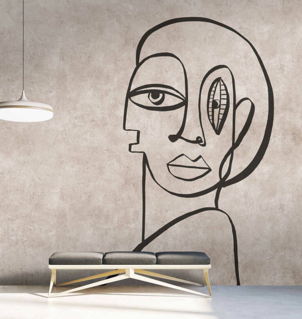 Palomas Room Mural - Parchment