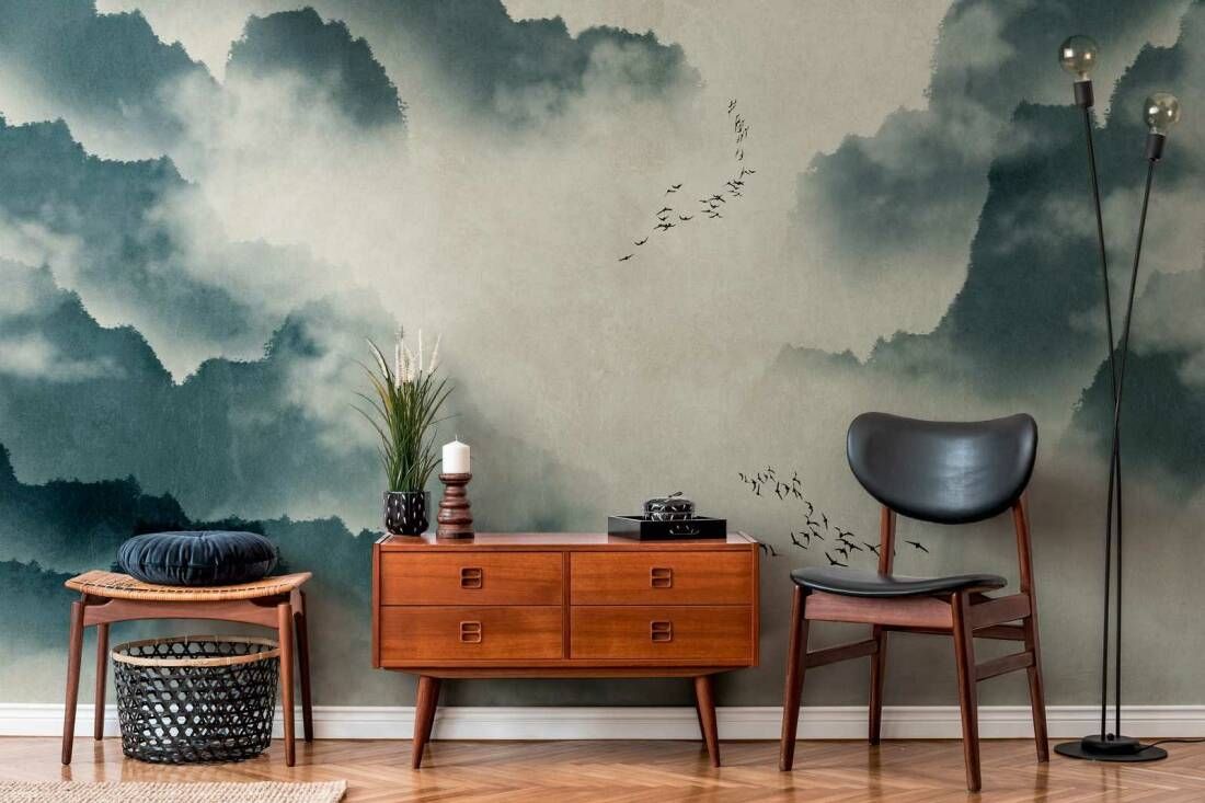 Cloudscape Mural