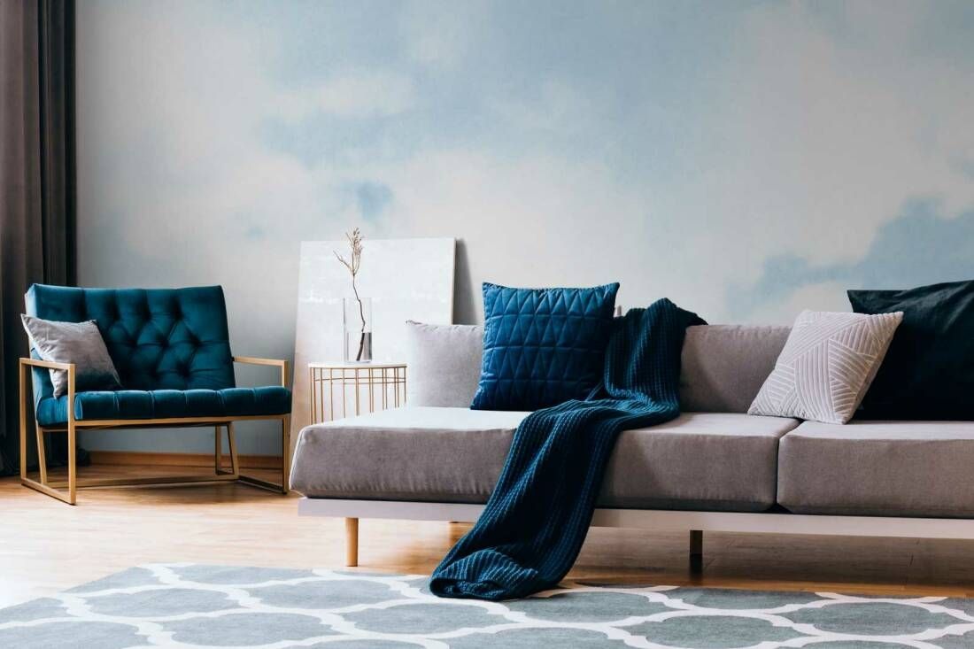 Fresco Cloud Mural