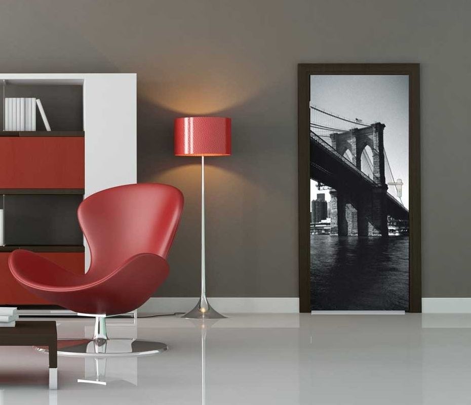 Brooklyn Bridge Door Mural