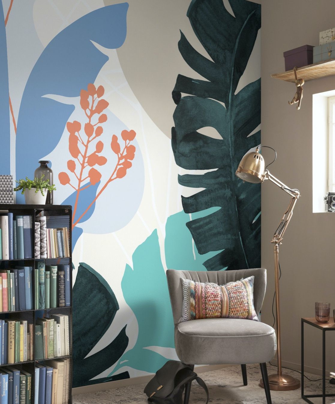 Tropical Shapes Mural