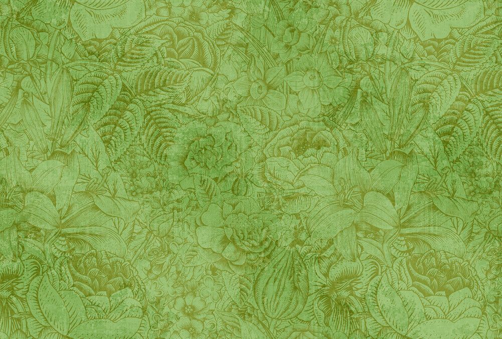 Botanica Mural - Green