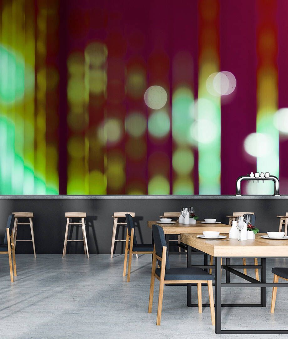 Big City Lights Mural - Wine