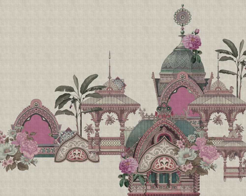 Jaipur Mural - Pink