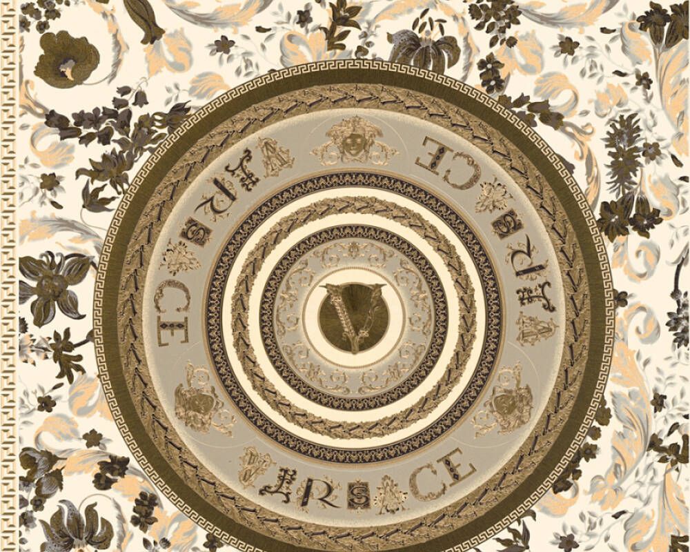 Pewter - Virtus Tile by Versace