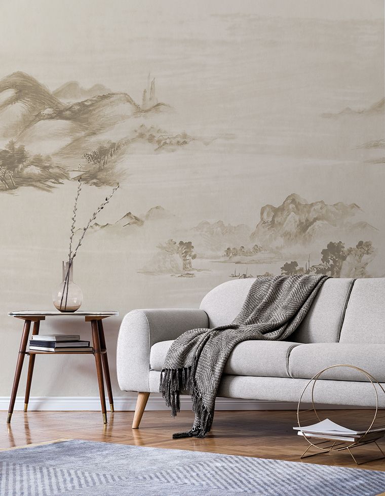 Kawa Mural - Sepia