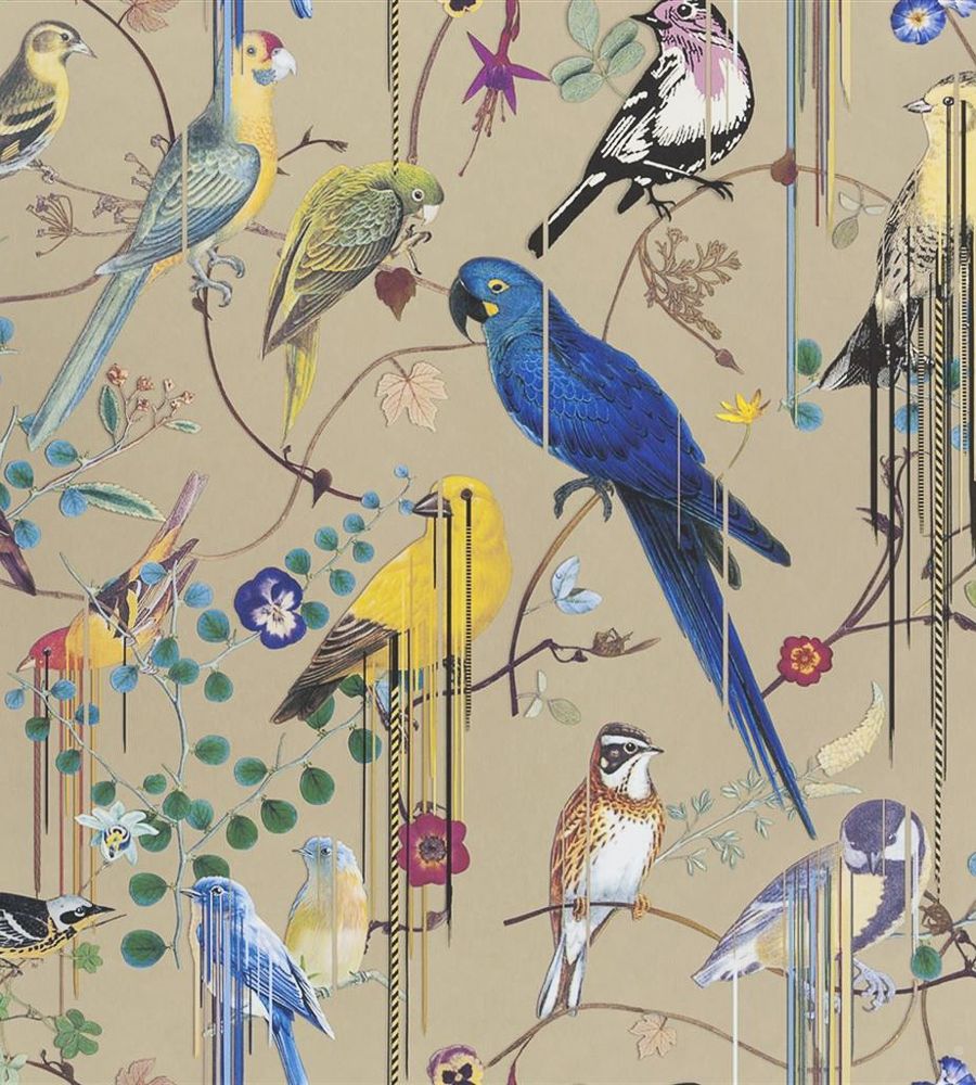 Gold - Birds Sinfonia by Christian Lacroix