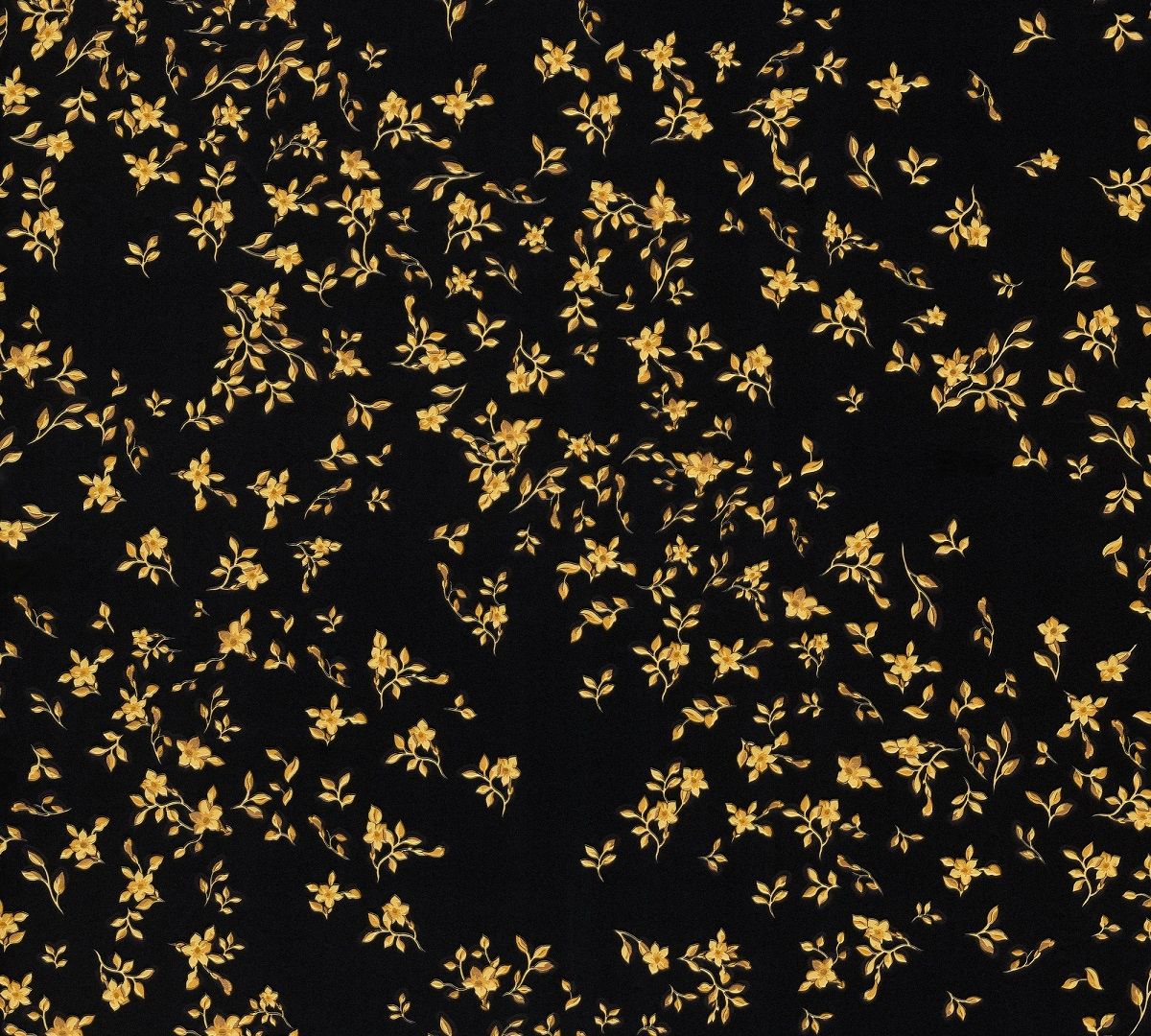 Black - Barocco Flowers by Versace