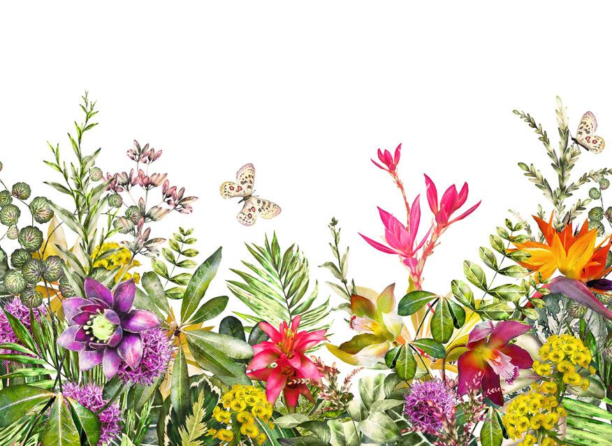 Motley Flowers Mural