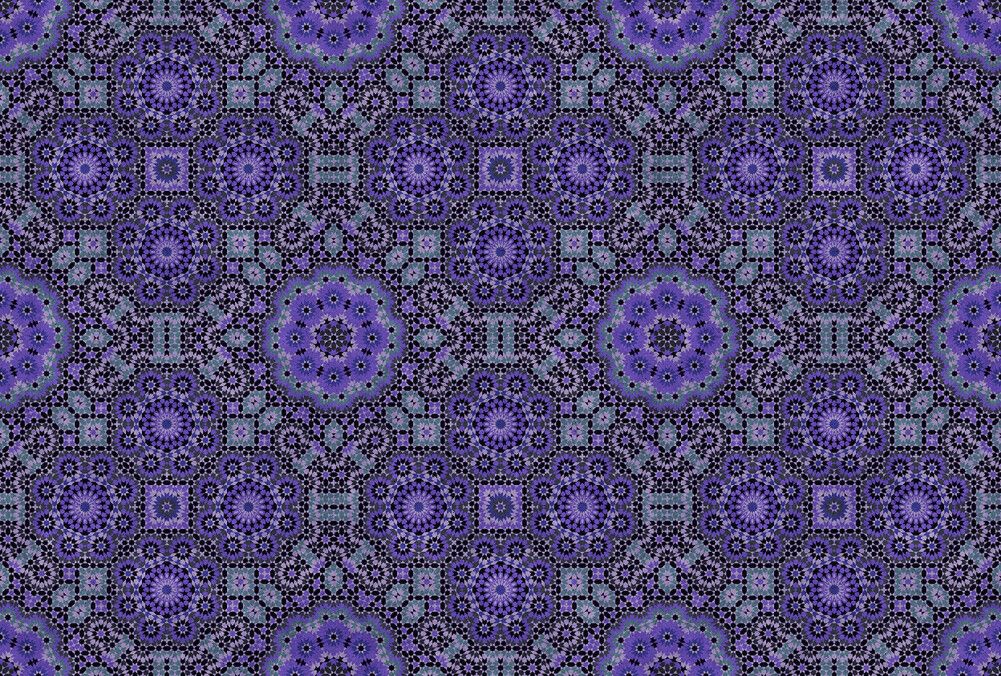 Maroc Mural - Purple