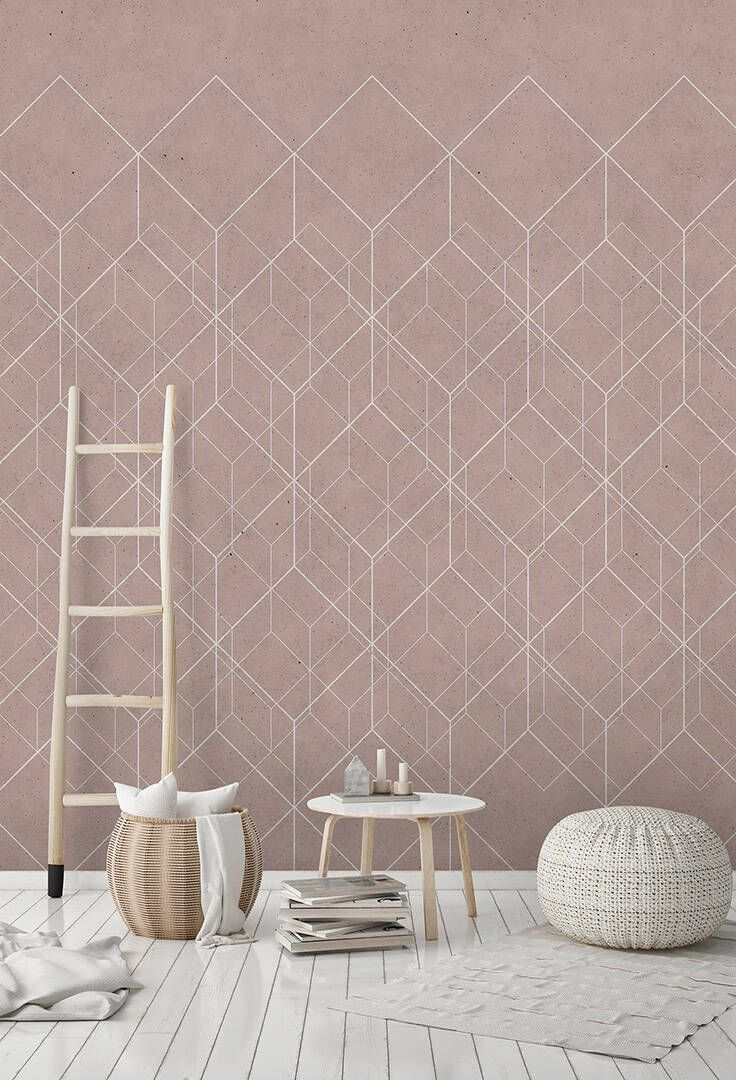 Network Mural - Pink