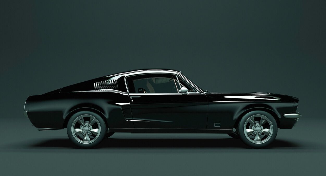 Mustang 1 Mural