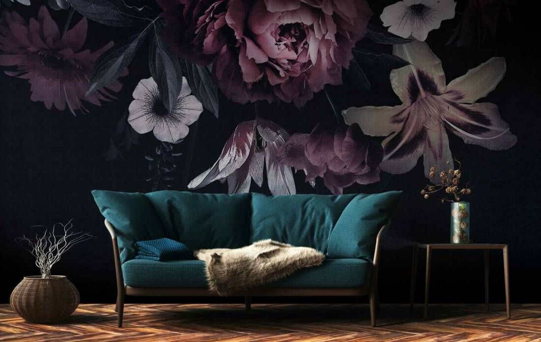 Bouquet Canopy Mural