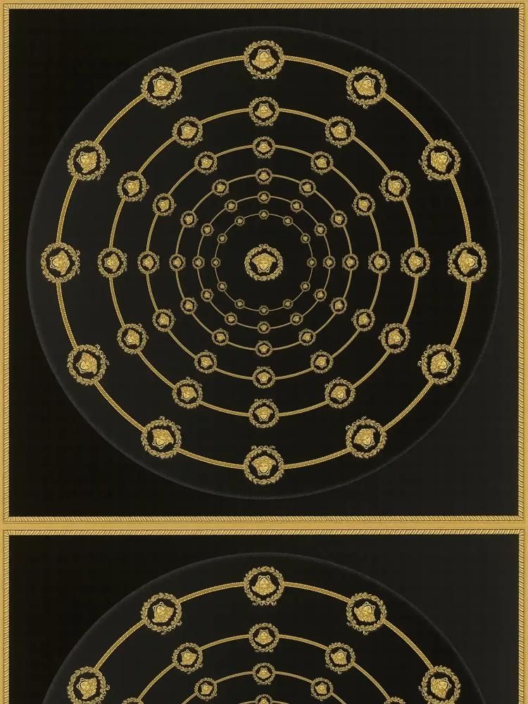 Black - Medusa Vortex by Versace