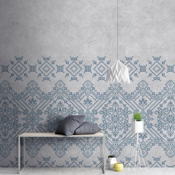Nordic Mural - Blue