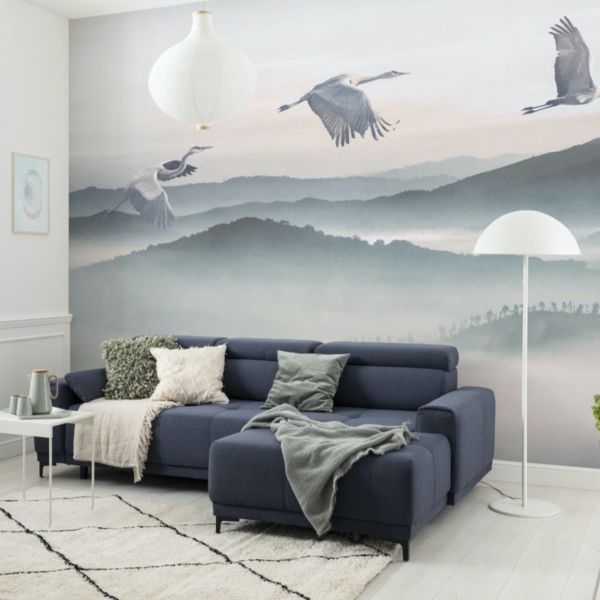Mystic Cranes Mural