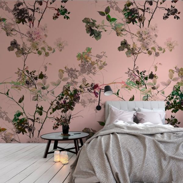 Branches Mural - Coral