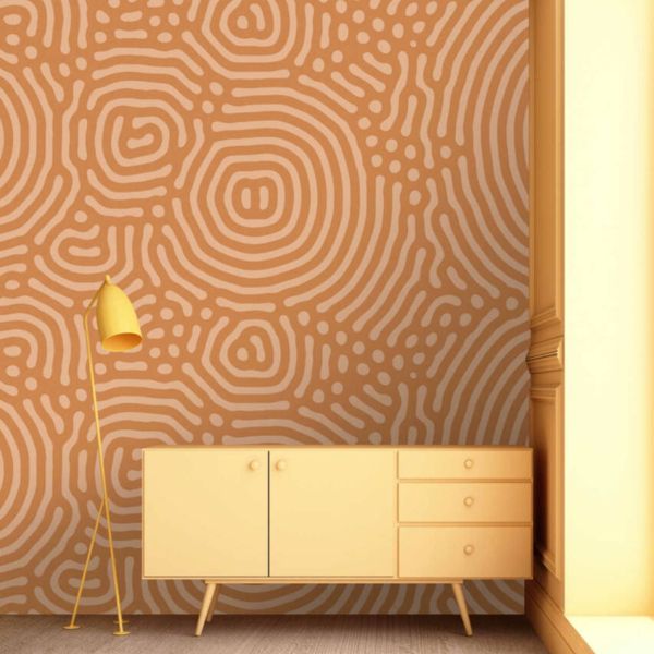 Sahel Mural - Ochre