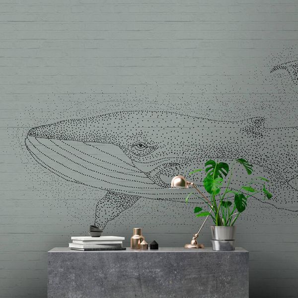 Titan Mural - Grey