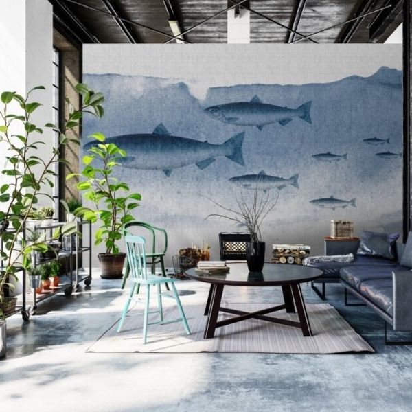 Into the Blue Mural - Blue