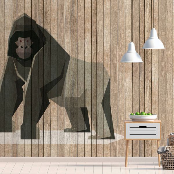 Born to be Wild Mural - Gorilla