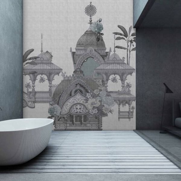 Jaipur Mural - Grey