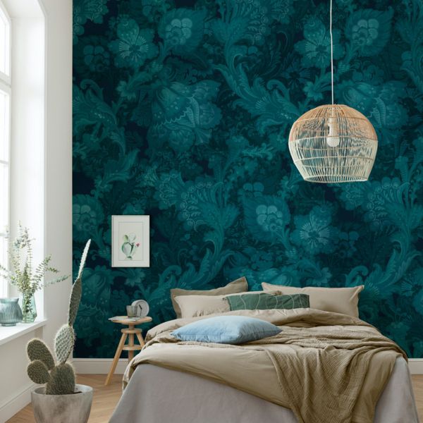Fleurs De Nuit Mural