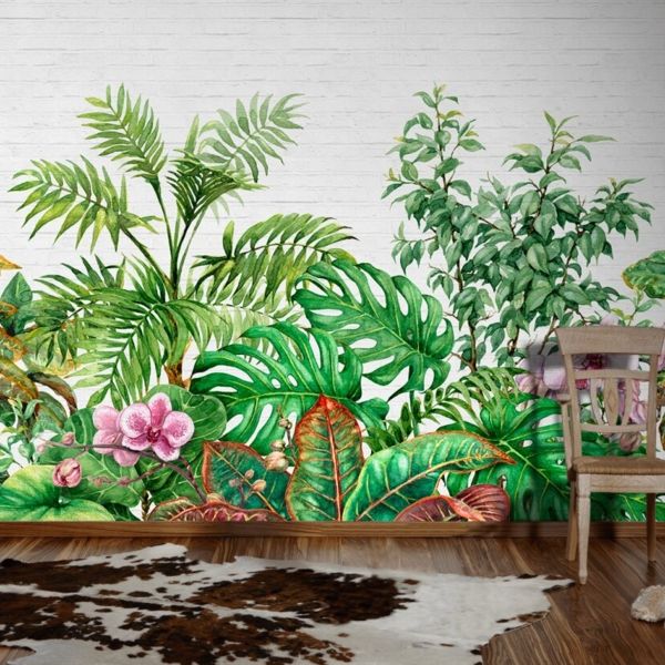 Tropical Wall Mural - Green