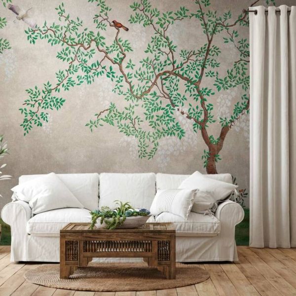 Chateau Chinoiserie Mural