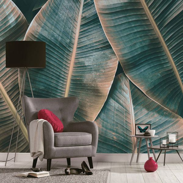 Banana Leaves Mural