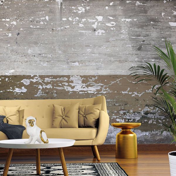Painted Concrete Mural