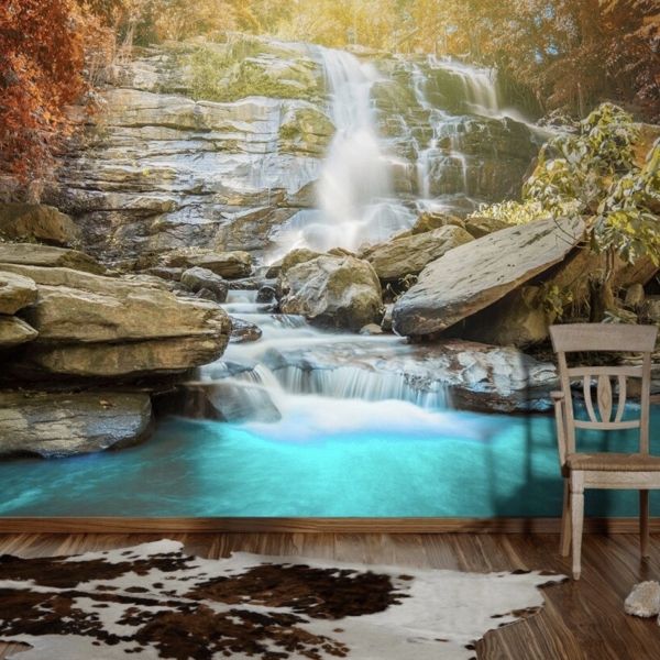 Waterfall Mural