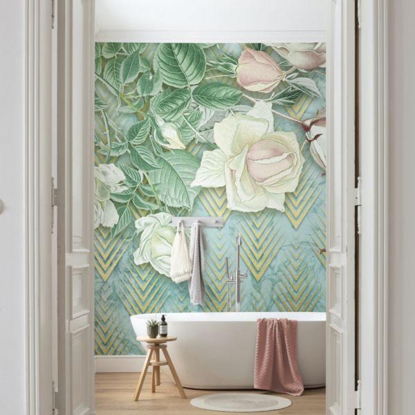 Rose Poem Mural
