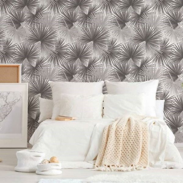 Star Palm Panel - Grey