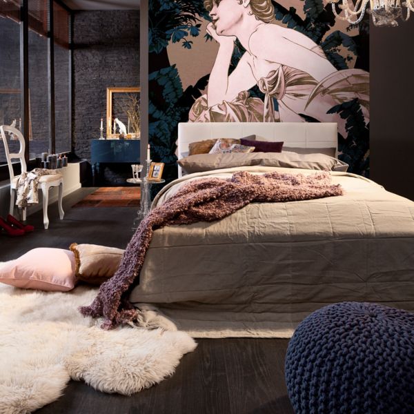 Songes Bleu Mural
