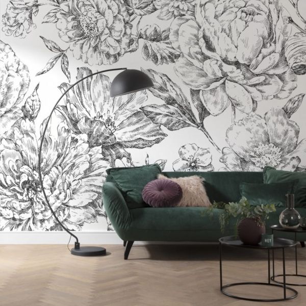Flowerbed Mural