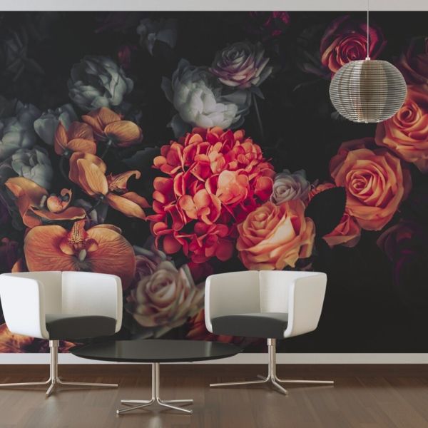 Romantic Flower Mural