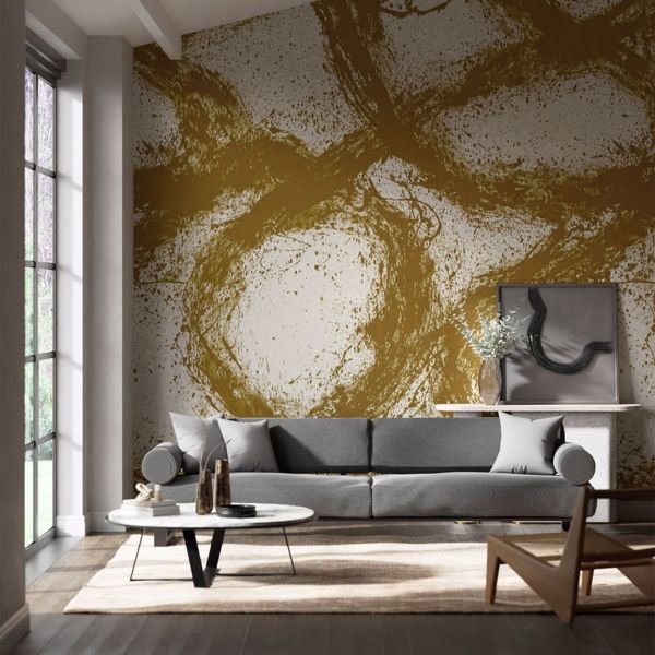Enigmatic Mural - Gold