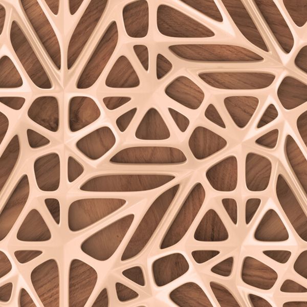 Organic Surface Mural - Tan
