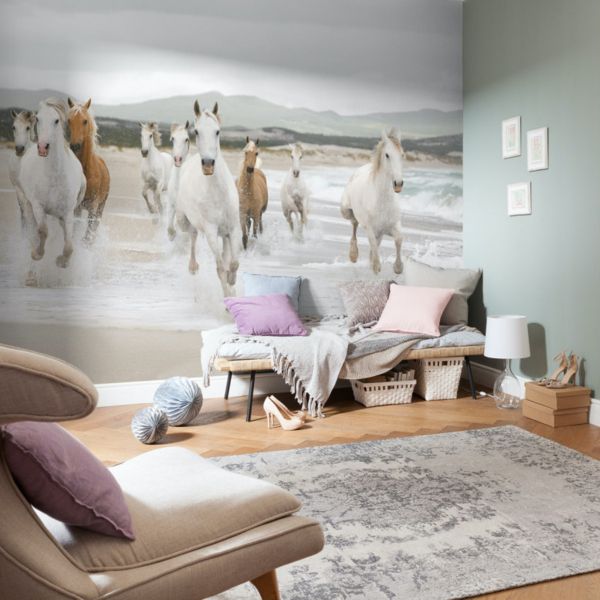 White Horses Mural